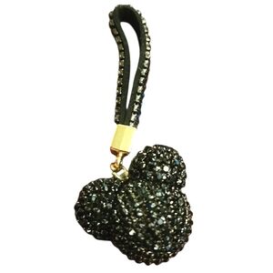 Black Crystal Disney Mickey Mouse Keychain